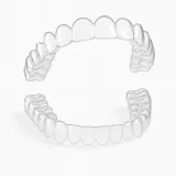 Clear Essix replacement retainers UK — upper and lower pair custom-made in UK dental lab
