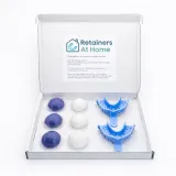 Dental impression kit open box contents — putty, trays and instructions included