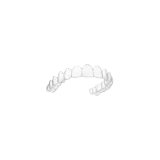 Upper orthodontic retainer UK, removable clear Essix retainer for the top arch