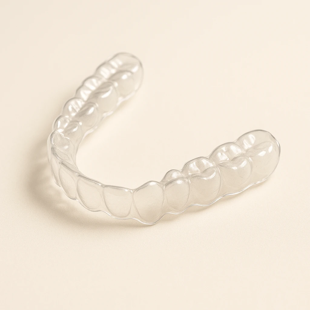 Upper clear Essix retainer UK — single arch replacement from Retainers At Home